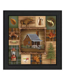 At the Cabin Black Framed Print Wall Art - Homeroots - Flyclothing LLC