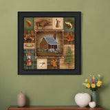 At the Cabin Black Framed Print Wall Art - Homeroots - Flyclothing LLC