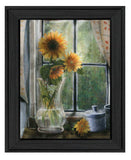 Morning Flower 2 Black Framed Print Wall Art - Homeroots - Flyclothing LLC