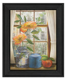Afternoon Flower Black Framed Print Wall Art - Homeroots - Flyclothing LLC