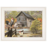 Down on the Farm I White Framed Print Wall Art - Homeroots - Flyclothing LLC