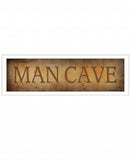 Man Cave 3 White Framed Print Wall Art - Homeroots - Flyclothing LLC