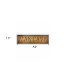 Man Cave 3 White Framed Print Wall Art - Homeroots - Flyclothing LLC