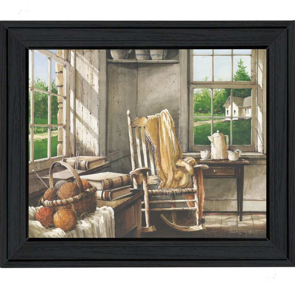 Corner Comforts Black Framed Print Wall Art - Homeroots - Flyclothing LLC