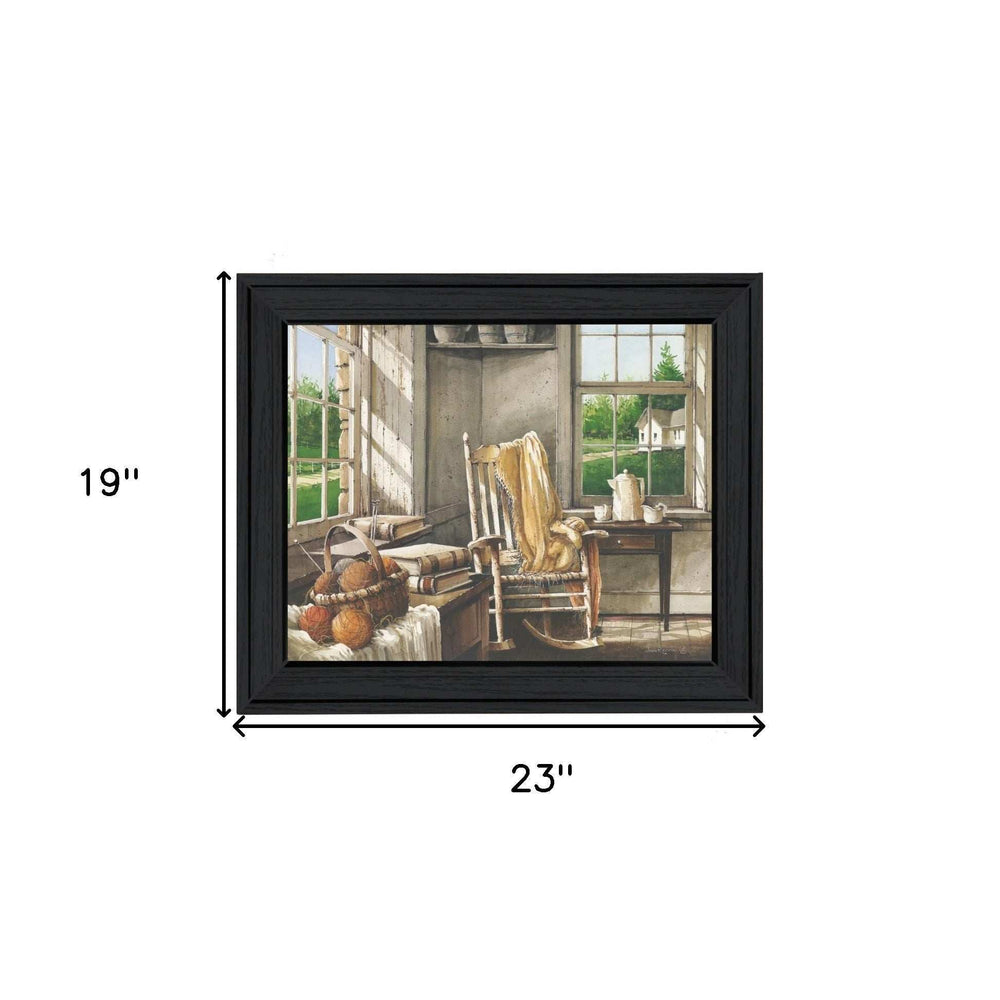 Corner Comforts Black Framed Print Wall Art - Homeroots - Flyclothing LLC