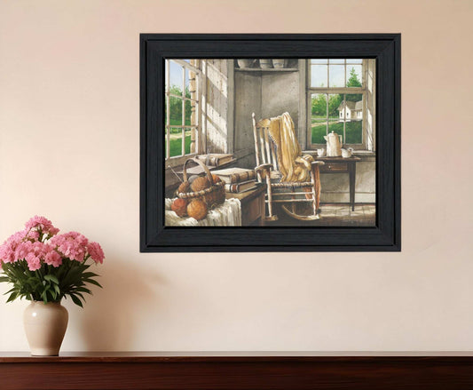 Corner Comforts Black Framed Print Wall Art - Homeroots - Flyclothing LLC