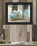 Cheerful Chores Black Framed Print Wall Art - Homeroots - Flyclothing LLC