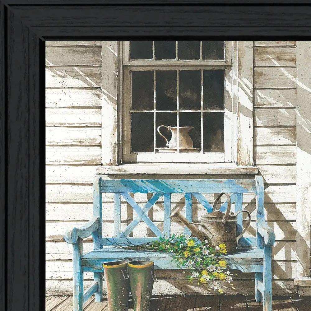 Cheerful Chores Black Framed Print Wall Art - Homeroots - Flyclothing LLC