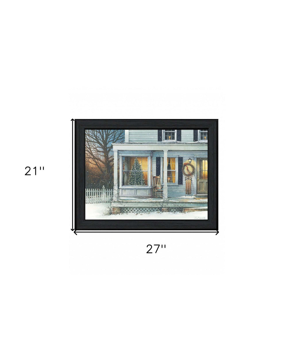 December Glow Black Framed Print Wall Art - Homeroots - Flyclothing LLC