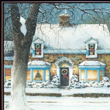 Snow Softly Falling 2 Black Framed Print Wall Art - Homeroots - Flyclothing LLC