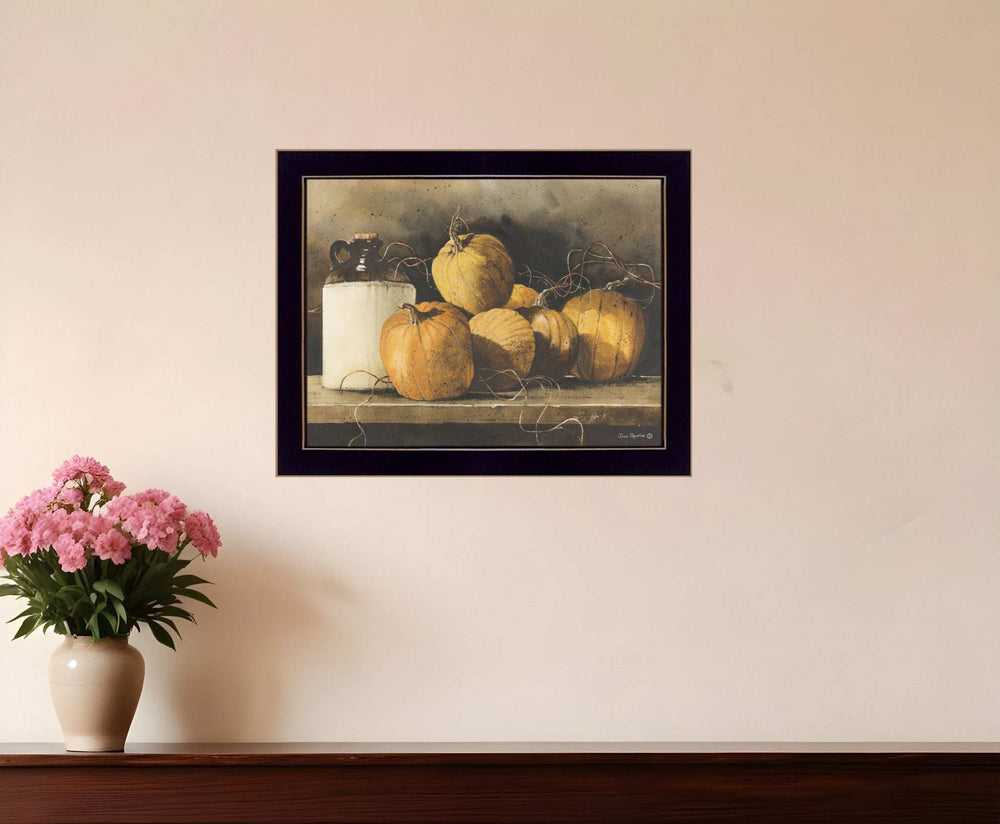 Jugs and Pumpkins 2 Black Framed Print Wall Art - Homeroots - Flyclothing LLC