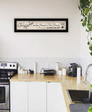 Kitchen is the Heart of the Home 14 Black Framed Print Kitchen Wall Art - Homeroots - Flyclothing LLC