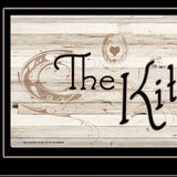 Kitchen is the Heart of the Home 14 Black Framed Print Kitchen Wall Art - Homeroots - Flyclothing LLC