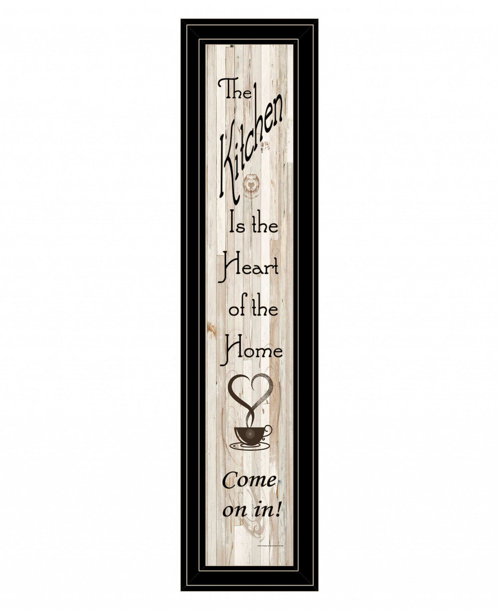 Kitchen is the Heart of the Home 17 Black Framed Print Kitchen Wall Art - Homeroots - Flyclothing LLC