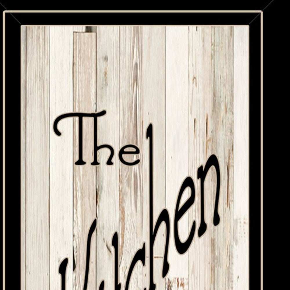 Kitchen is the Heart of the Home 17 Black Framed Print Kitchen Wall Art - Homeroots - Flyclothing LLC