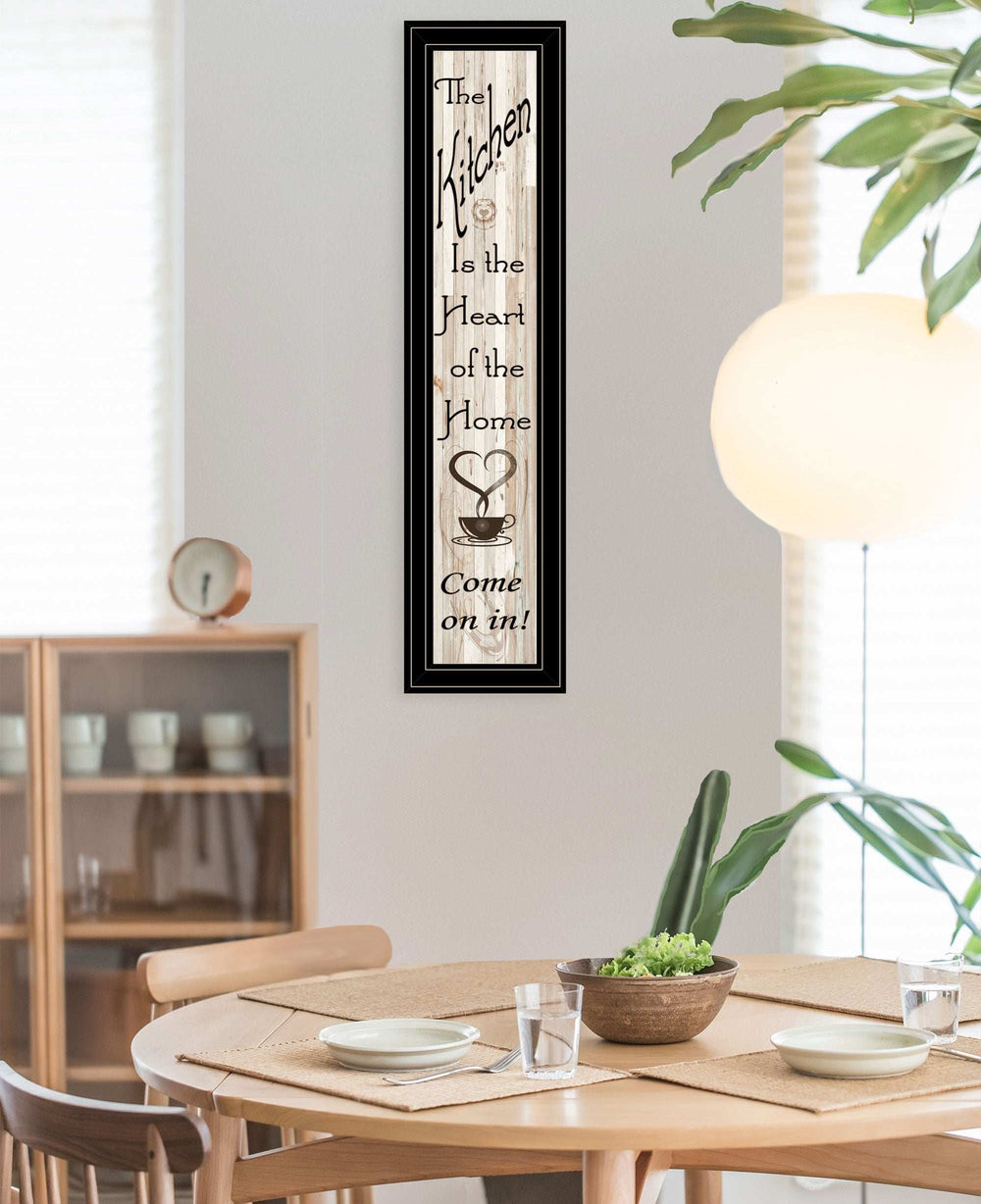 Kitchen is the Heart of the Home 18 Black Framed Print Kitchen Wall Art - Homeroots - Flyclothing LLC