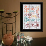 The Only Person 3 Black Framed Print Wall Art - Homeroots - Flyclothing LLC