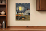 Spooky Harvest Moon 1 Unframed Print Kitchen Wall Art - Homeroots - Flyclothing LLC
