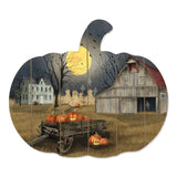Spooky Harvest Moon 2 Unframed Print Kitchen Wall Art - Homeroots - Flyclothing LLC