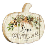 Love Gathers Here Unframed Print Wall Art - Homeroots - Flyclothing LLC