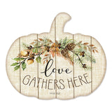 Love Gathers Here Unframed Print Wall Art - Homeroots - Flyclothing LLC