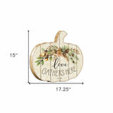 Love Gathers Here Unframed Print Wall Art - Homeroots - Flyclothing LLC