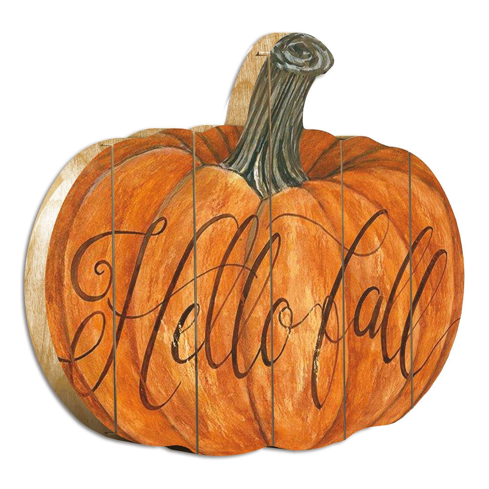 Hello Fall Unframed Print Wall Art - Homeroots - Flyclothing LLC