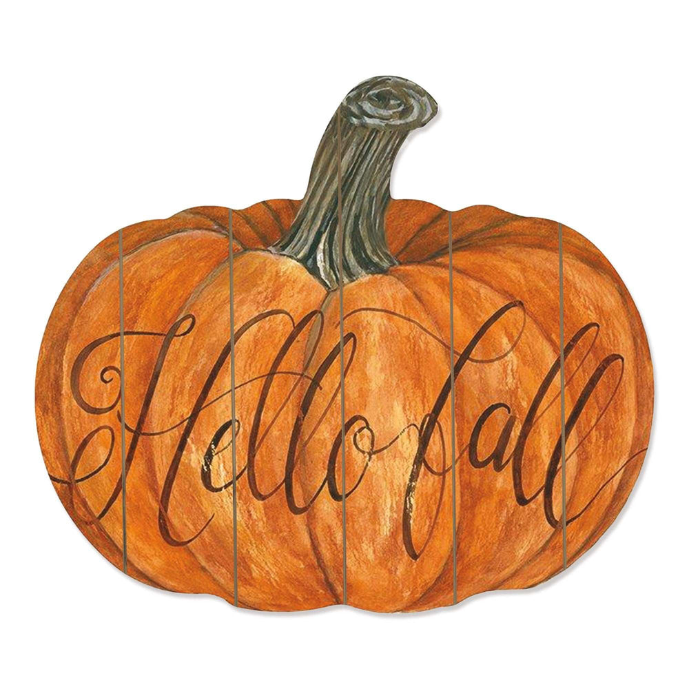 Hello Fall Unframed Print Wall Art - Homeroots - Flyclothing LLC