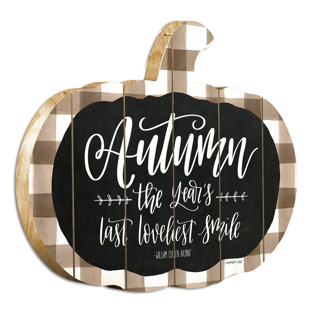 Autumn The Years Last Loveliest Smile Pumpkin Shape Wall Art - Homeroots - Flyclothing LLC