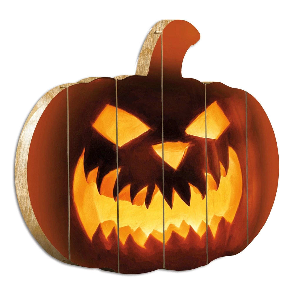 Fierce Pumpkin Face! Unframed Print Wall Art - Homeroots - Flyclothing LLC