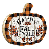 Happy Fall YAll Unframed Print Wall Art - Homeroots - Flyclothing LLC