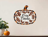 Give Thanks Unframed Print Wall Art - Homeroots - Flyclothing LLC