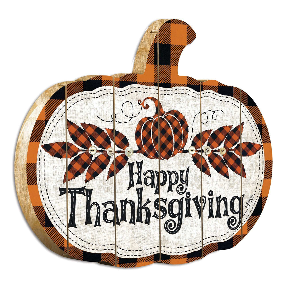 Happy Thanksgiving Unframed Print Wall Art - Homeroots - Flyclothing LLC