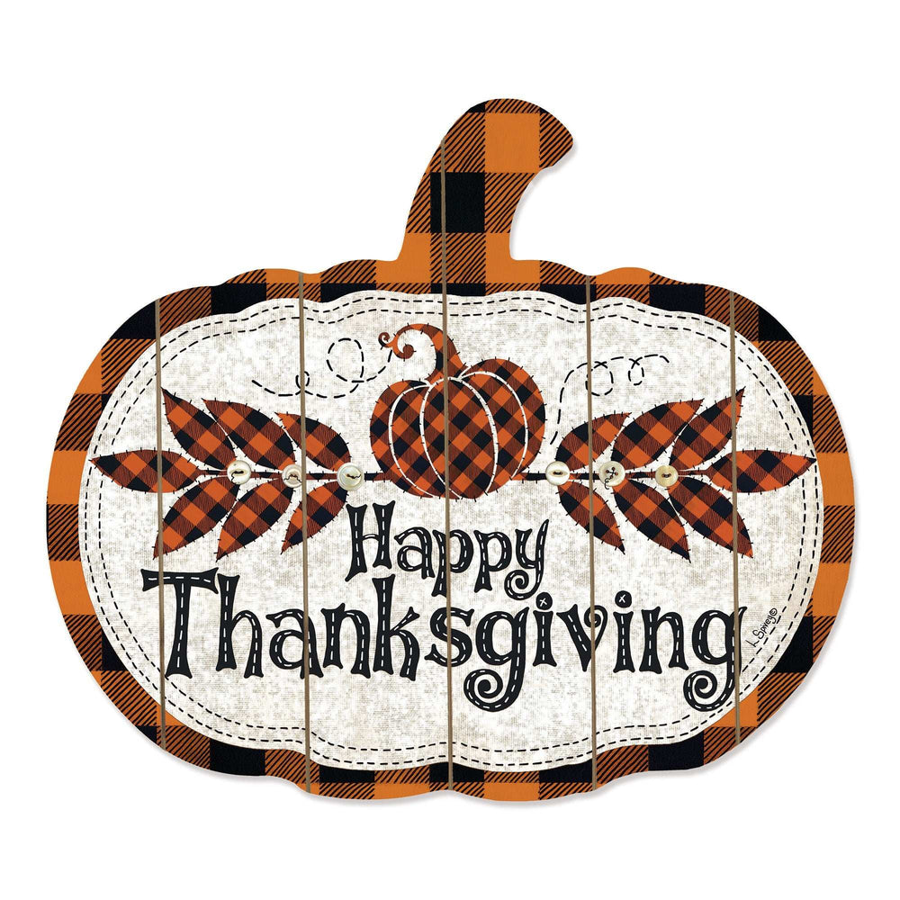 Happy Thanksgiving Unframed Print Wall Art - Homeroots - Flyclothing LLC