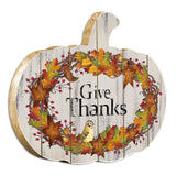 Give Thanks 3 Unframed Print Wall Art - Homeroots - Flyclothing LLC