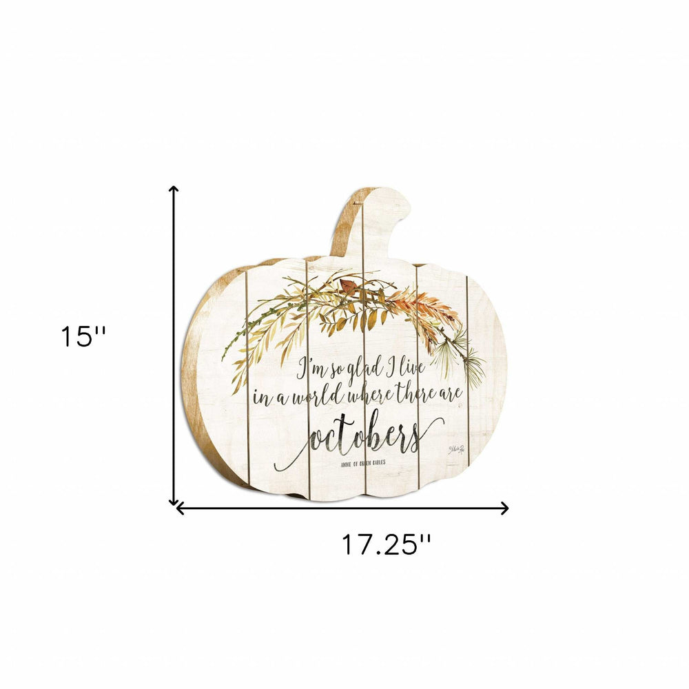 Im So Glad Unframed Print Wall Art - Homeroots - Flyclothing LLC