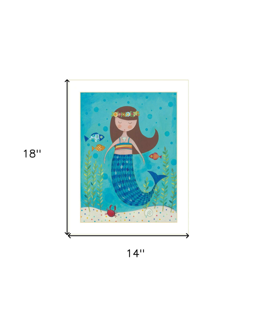 Under the Sea 6 White Framed Print Wall Art - Homeroots - Flyclothing LLC