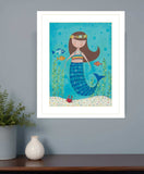 Under the Sea 6 White Framed Print Wall Art - Homeroots - Flyclothing LLC