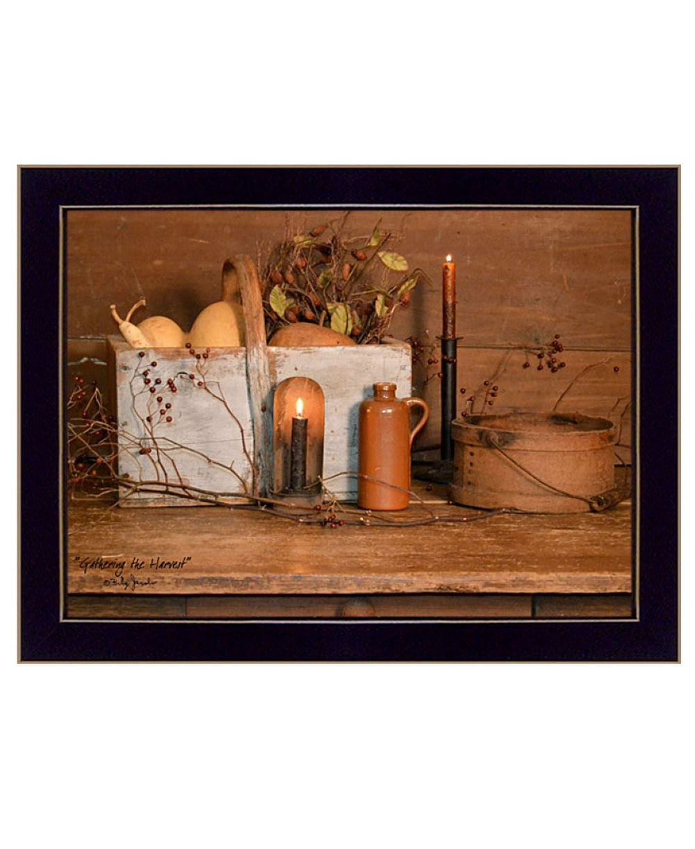 Gathering The Harvest 1 Black Framed Print Kitchen Wall Art - Homeroots - Flyclothing LLC
