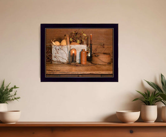 Gathering The Harvest 1 Black Framed Print Kitchen Wall Art - Homeroots - Flyclothing LLC