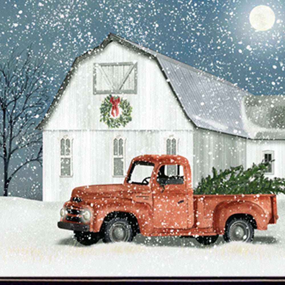 Wintry Weather 1 Black Framed Print Wall Art - Homeroots - Flyclothing LLC