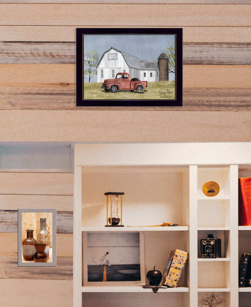 Spring Rain 1 Black Framed Print Wall Art - Homeroots - Flyclothing LLC