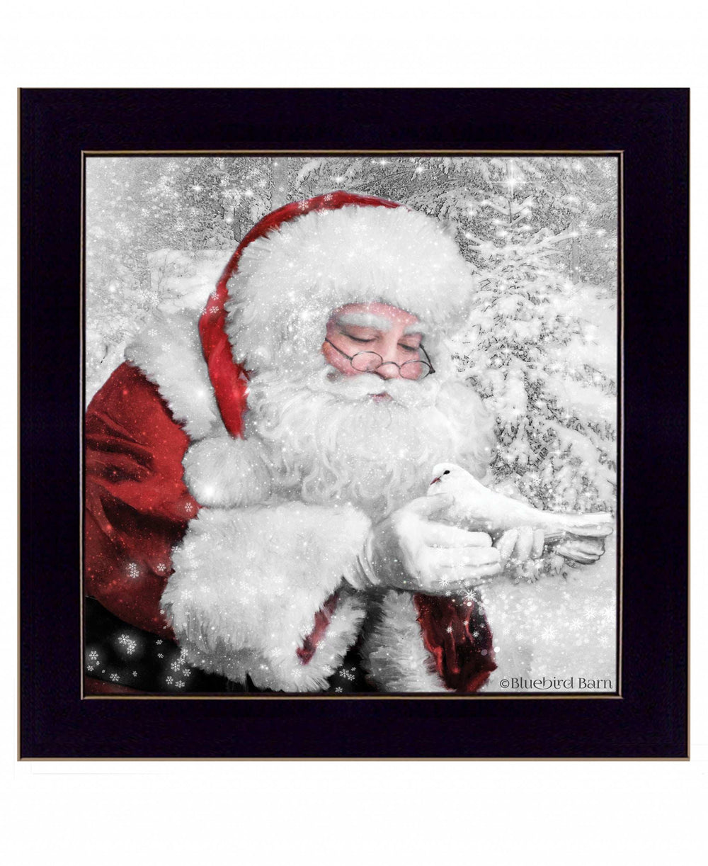 Santas Little Friends 1 Black Framed Print Wall Art - Homeroots - Flyclothing LLC