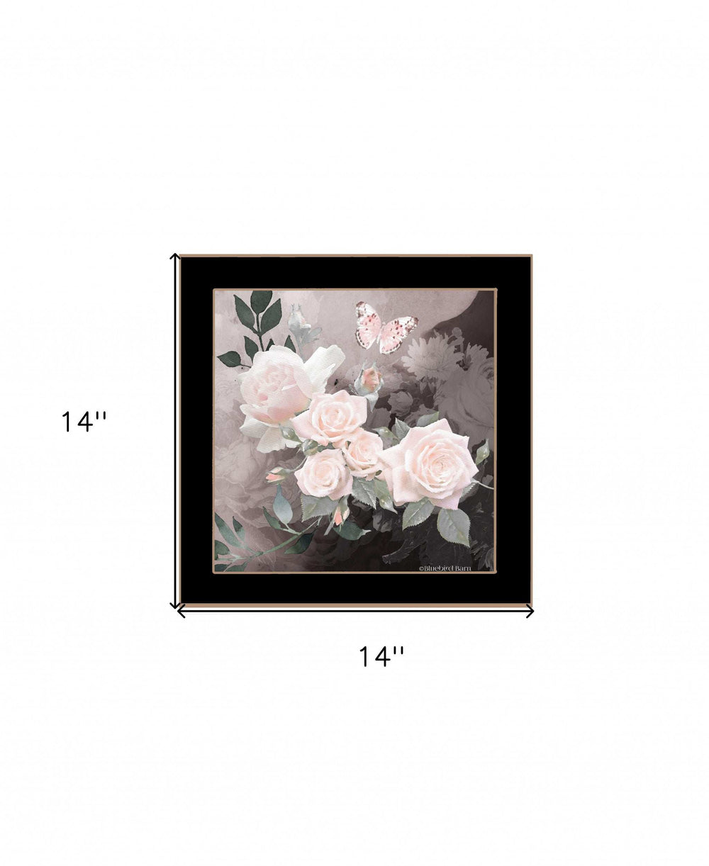 Noir Roses 1 Black Framed Print Wall Art - Homeroots - Flyclothing LLC