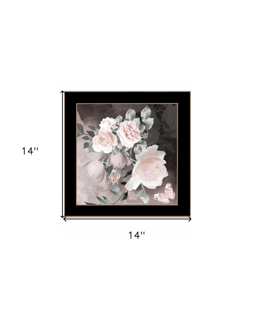 Noir Roses IV 1 Black Framed Print Wall Art - Homeroots - Flyclothing LLC