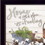 Home is not a Place 1 Black Framed Print Wall Art - Homeroots - Flyclothing LLC