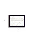 Love Never Fails 1 Black Framed Print Wall Art - Homeroots - Flyclothing LLC