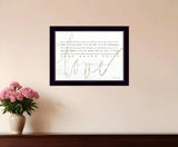 Love Never Fails 1 Black Framed Print Wall Art - Homeroots - Flyclothing LLC