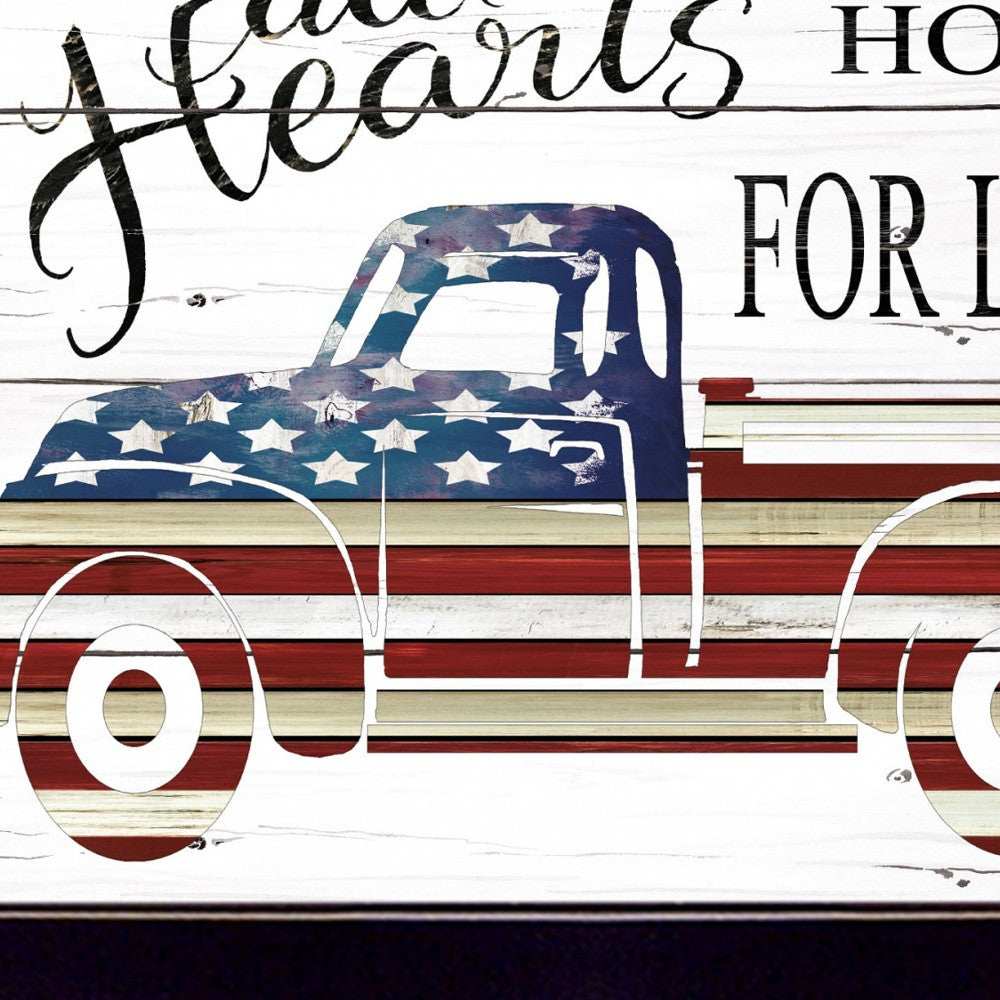 All Hearts Come Home for Love Truck 1 Black Framed Print Wall Art - Homeroots - Flyclothing LLC