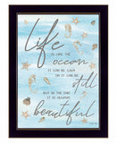 Life is Like 1 Black Framed Print Wall Art - Homeroots - Flyclothing LLC